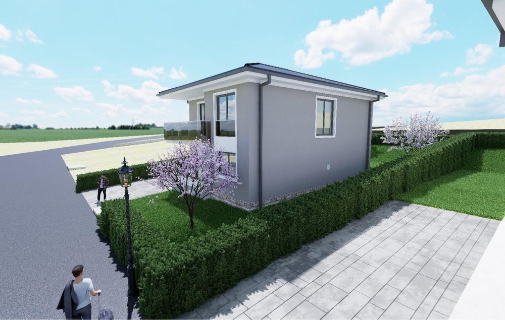 Teren 505 m Autorizat cu casa individuala Chinteni Str George Enescu