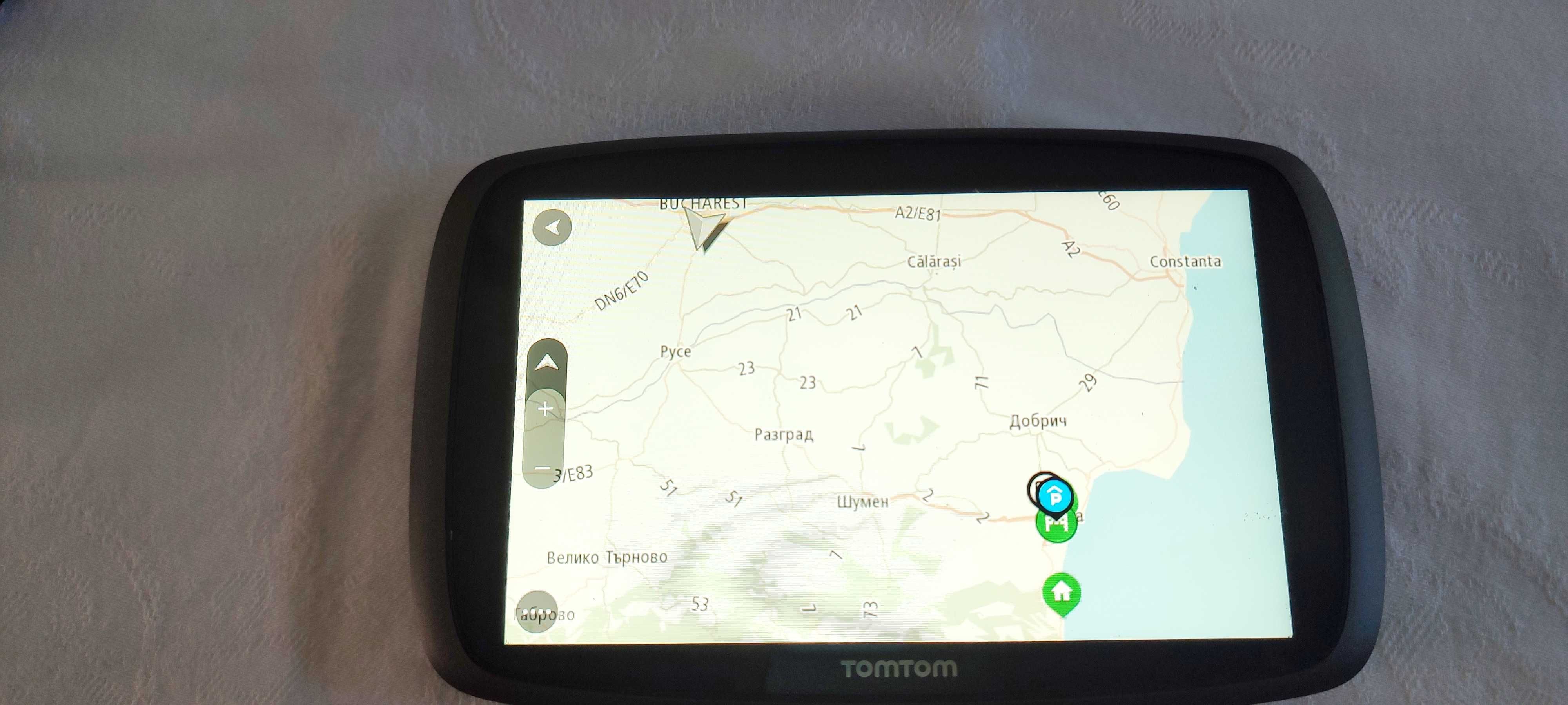 Навигация 6.5 инча Том Том за камион и лека кола с карти от 2025 г.