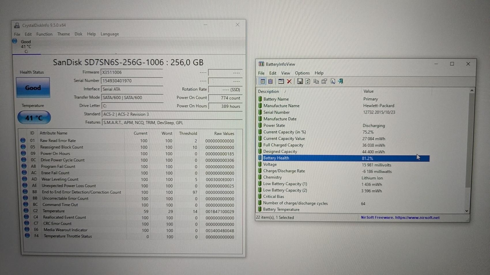 HP ProBook 470 G3 17.3" 1920x1080 i7-6500U 8GB 256GB SSD / 17.3 инча