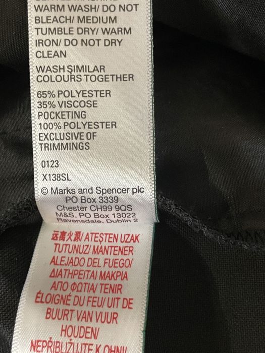 Брюки школьные для девочек, 9-10 лет, Marks&Spenser