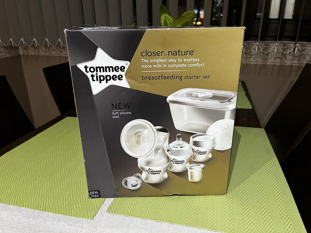 Tommee Tippee Комплект за кърмене- механична помпа за кърма