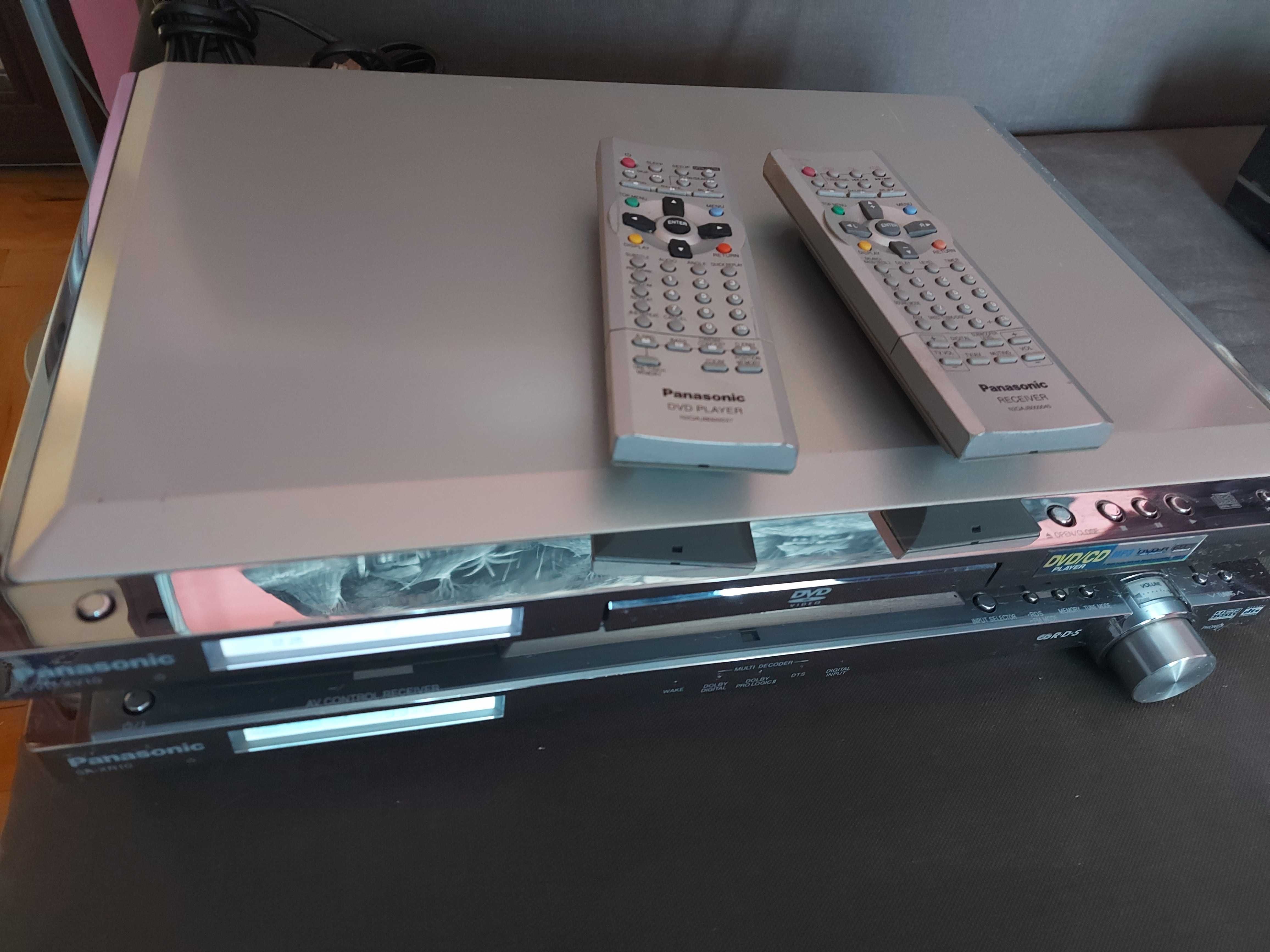 Panasonic SA-XR10 AV Control Receiver + Panasonic DVD XV-10