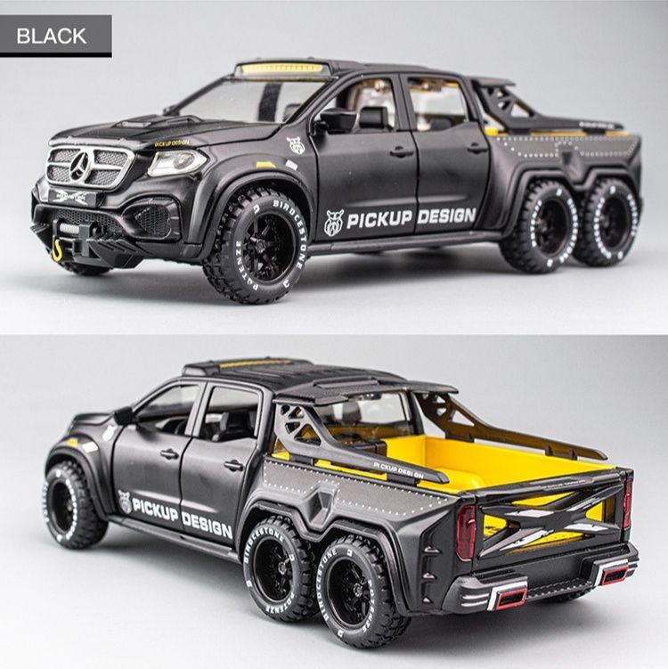 Macheta auto Mercedes-Benz X Class 6x6, scara 1:28