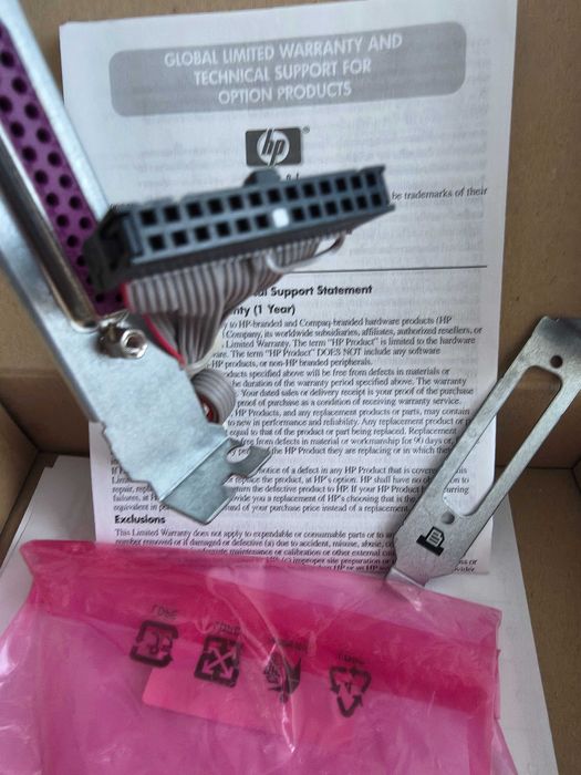 Port paralel desktop bracket și cablu original HP (455959-002) 25 pini