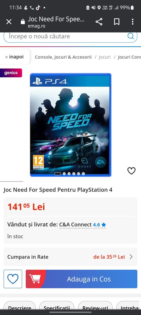 Vând jocuri  Ps4