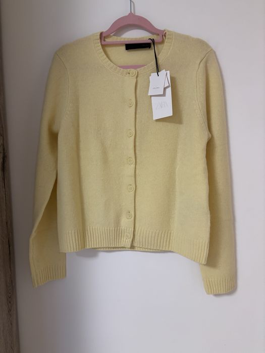 Cardigan Zara - nou cu eticheta - 100% lana fina - marime M/38