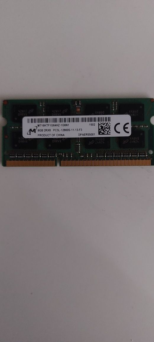 Ram laptop 8GB DDR3L 1600 mhz SKhynix, Micron, Samsung