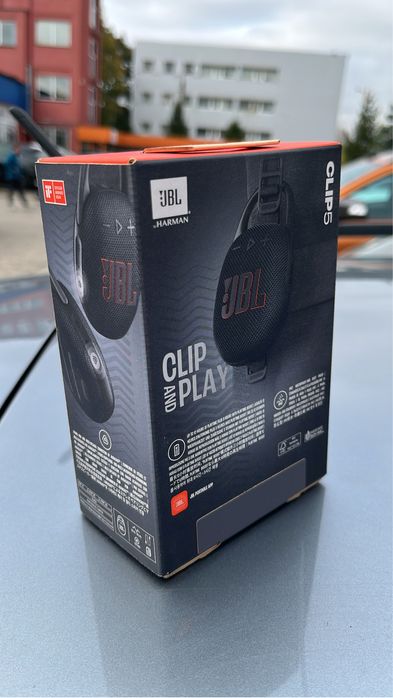 Boxa portabila JBL Clip 5, IP67, Bluetooth, Auracast