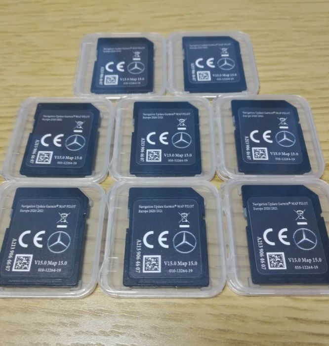 CARD ORIGINAL Mercedes Garmin MAP PILOT Navi SD Card Europa 2024