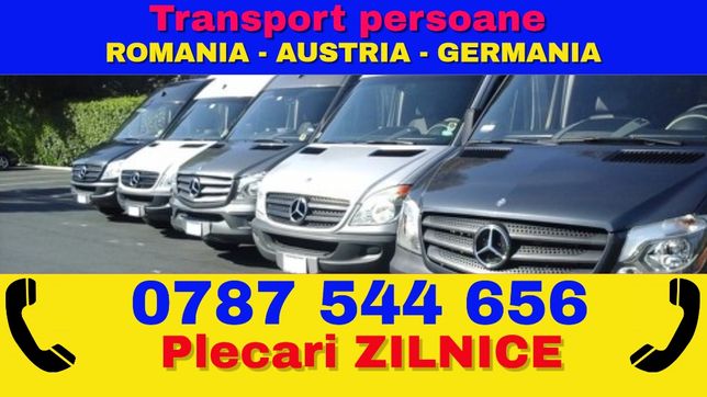 Transport ZILNIC persoane colete si pachete Romania Austria Germania
