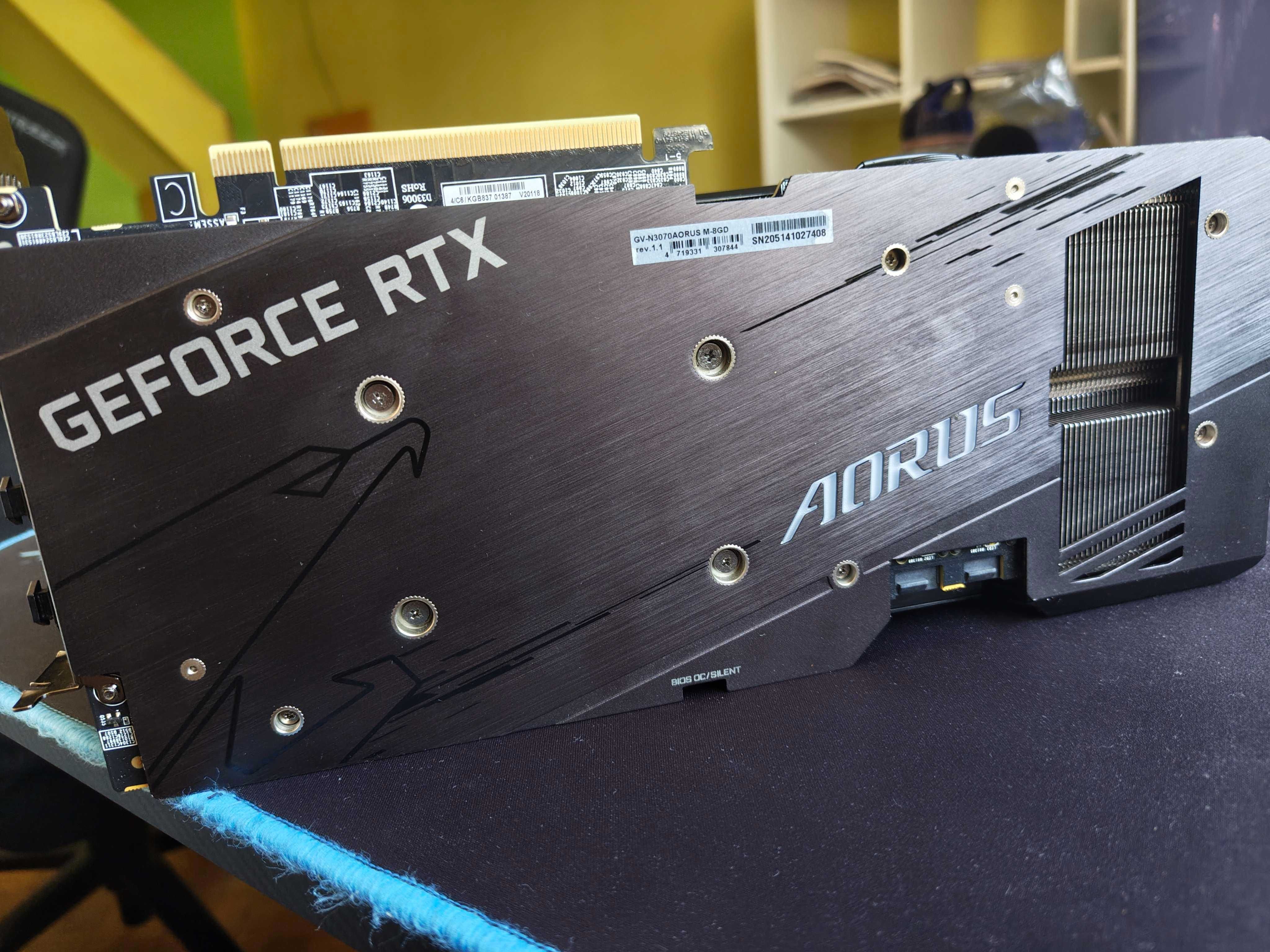 Gigabyte AORUS GeForce RTX 3070 8GB – Отлично състояние