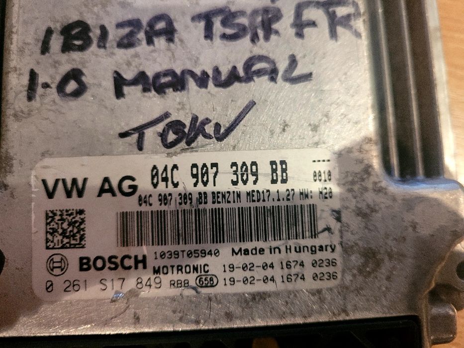 Calculator ECU - Polo, Fabia, Ibiza, Golf ,Audi A3, Skoda Rapid