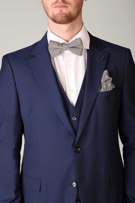 Sacou blazer slim 48 M premium Club Of Gents NOU lana super 130's navy