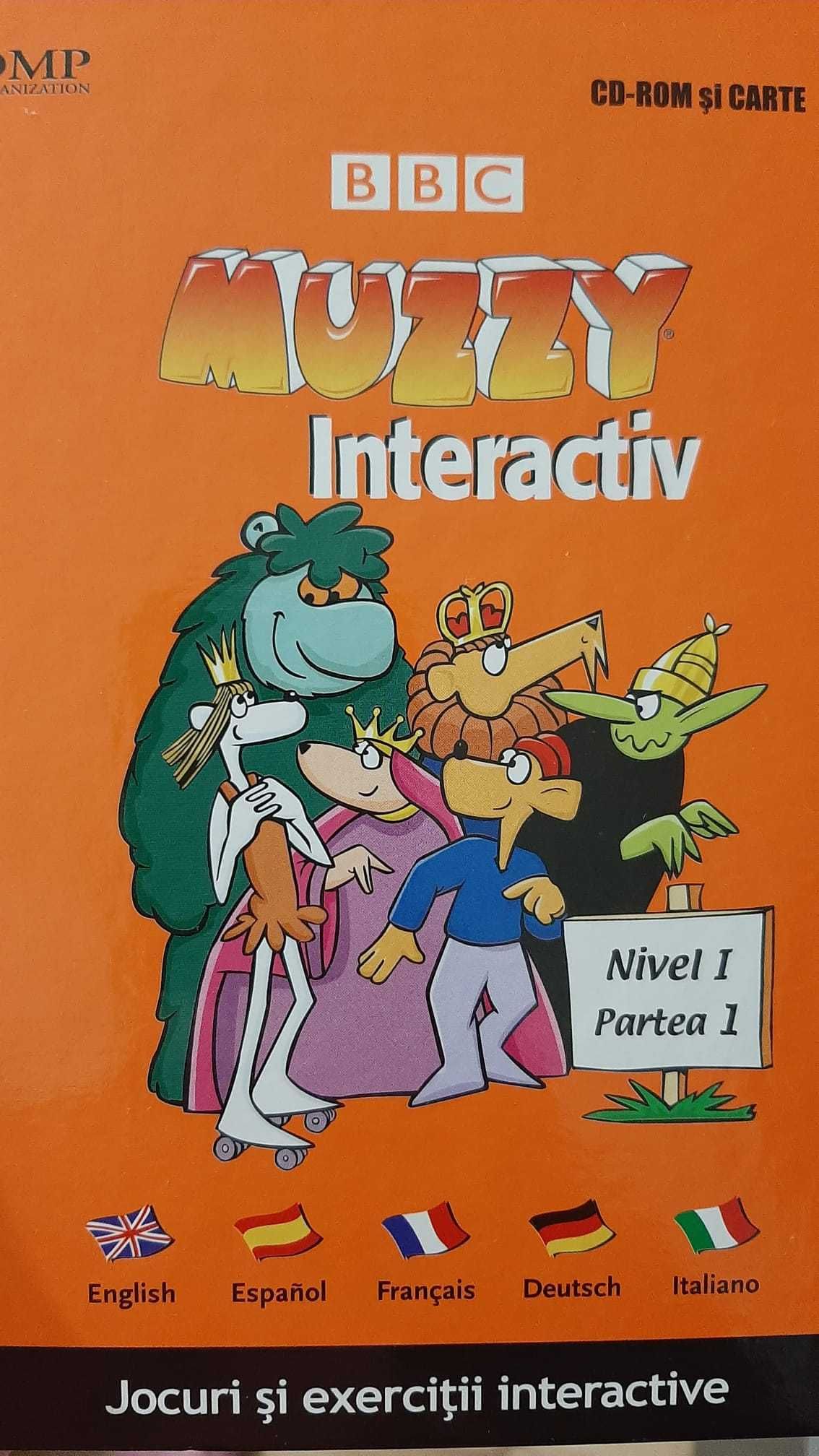 BBC Muzzy - Curs multilingvistic - Dvd si carte, pachet 30 de volume