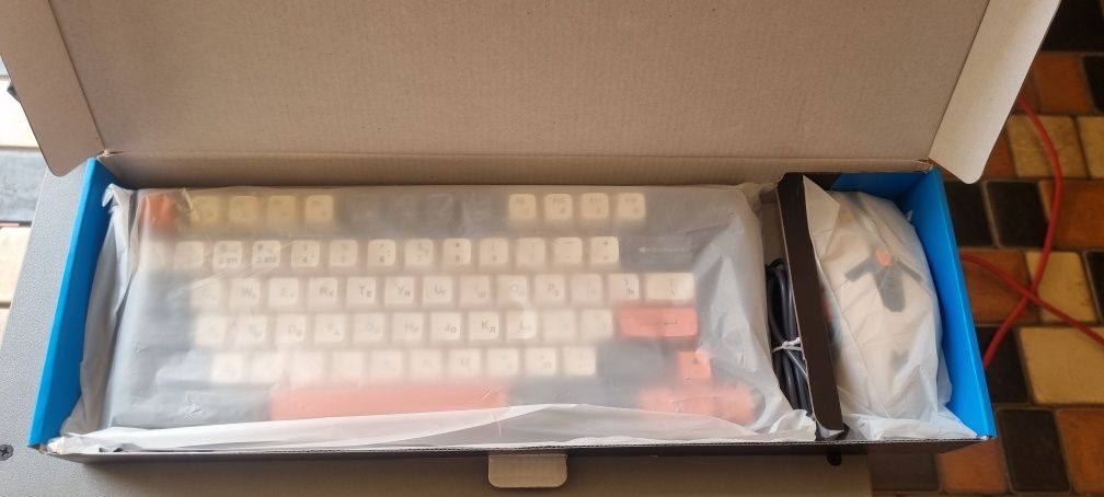 Комплект беспроводной клавиатуры и мыши с подсветкой XunFox K920