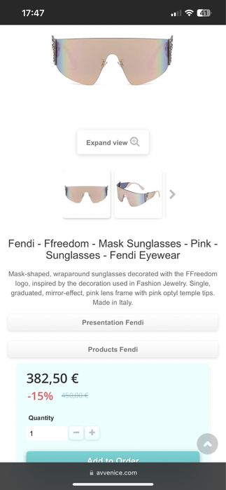 Очила Fendi
