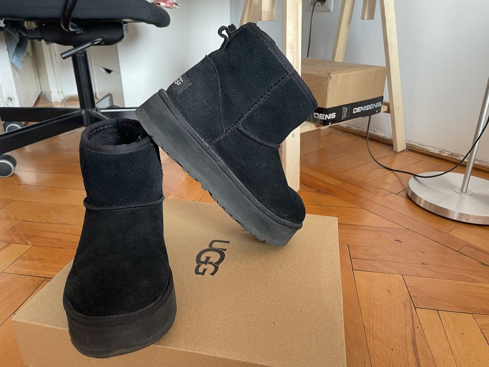 Ugg platform negru 36