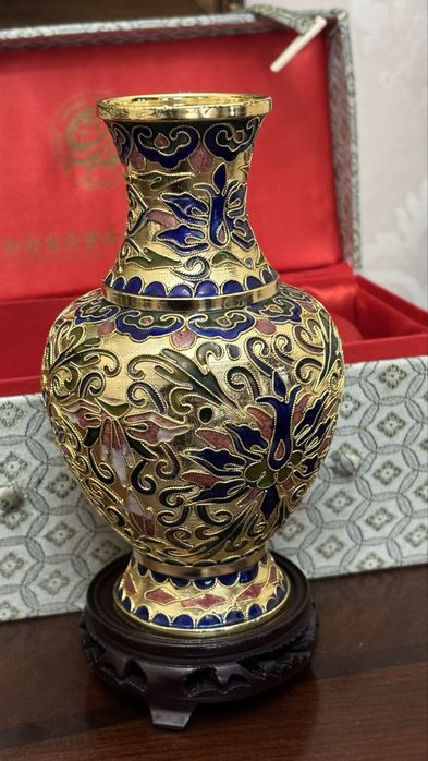 Vază Claisonne si vas decorativ japonez ,,Satsuma “