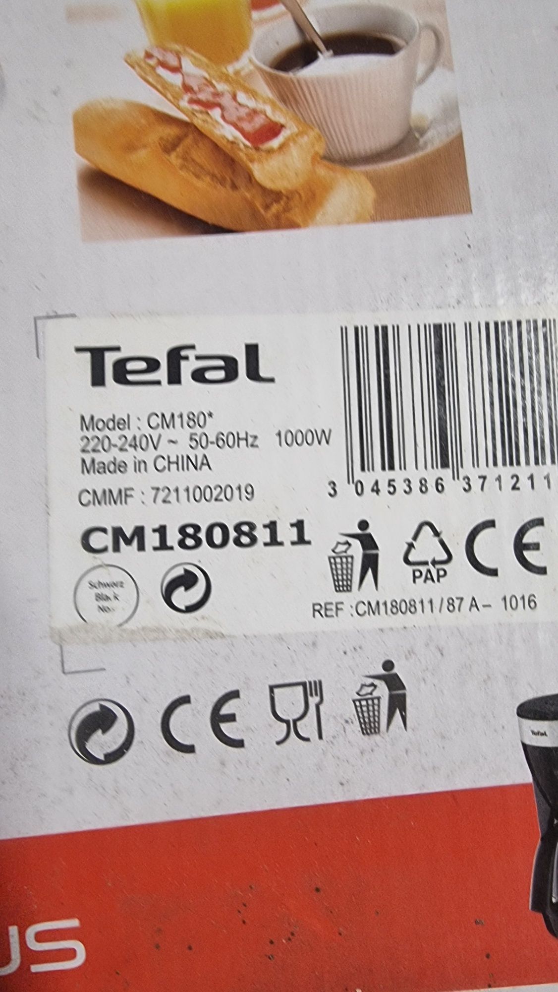 Tefal кафеварка CM180