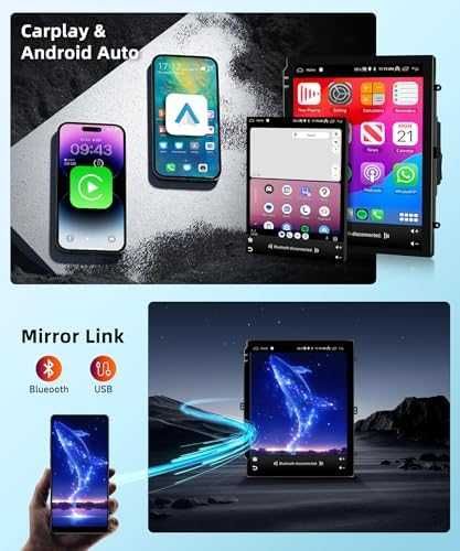 Нова 9.7" Android 13 CarPlay GPS мултимедия за Toyota Prado 120 кола