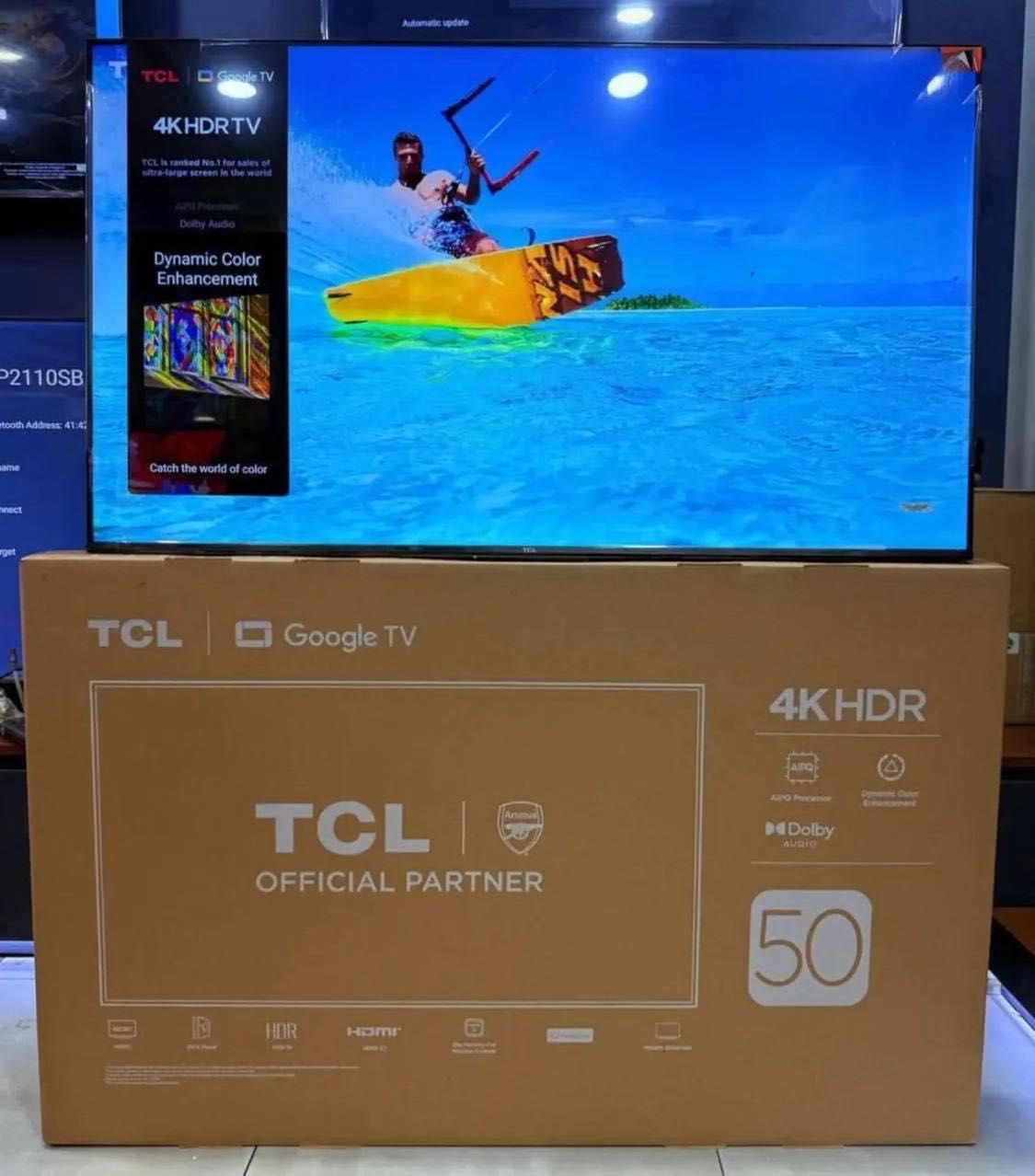 Телевизор TCL 50,55,65 V6C | 4K HDR TV, LED 2025 оригинал