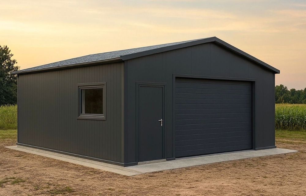 Vand si dac hale structuri metalice 10x15x4m