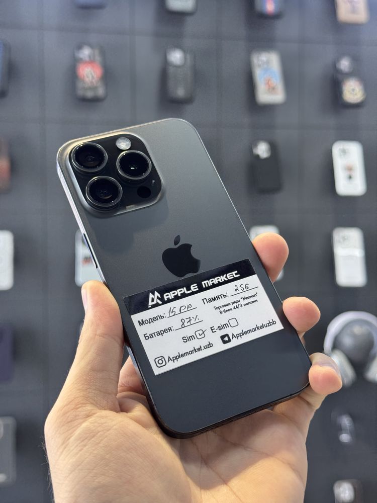 Iphone 15 Pro 256 87% black