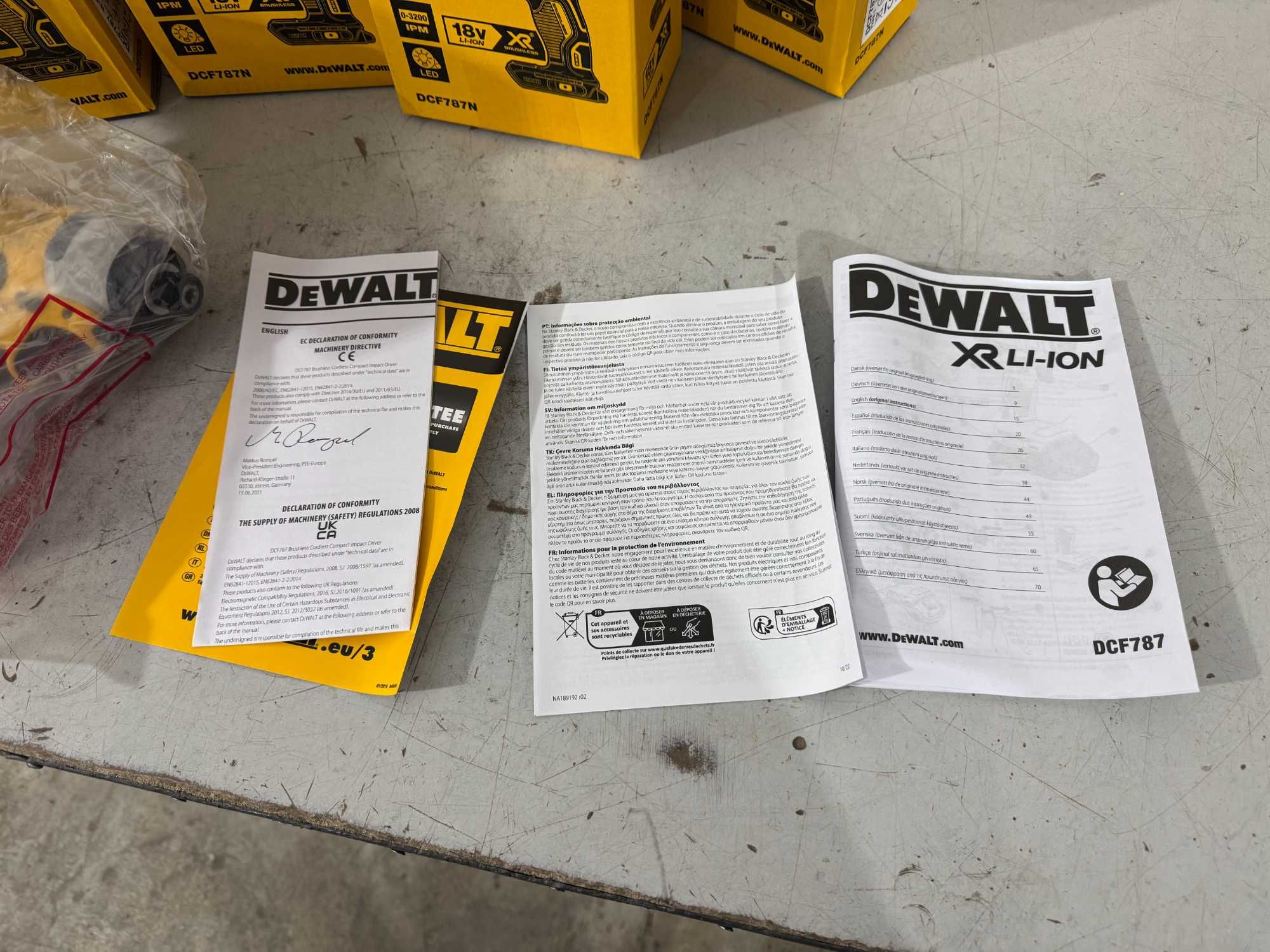 Импактор 18 V Li ion /170 Nm/ DeWALT DCF787/Brushless