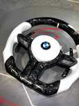 Volan BMW M CARBON FORJAT / LED / Vibratii / Incalzire / DISTRONIC / F