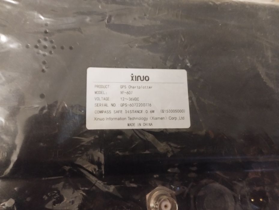 Gps chart plotter xinuo xf-607 navigation