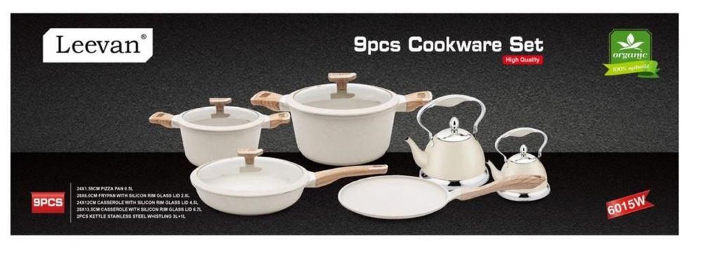 9pcs cookware set