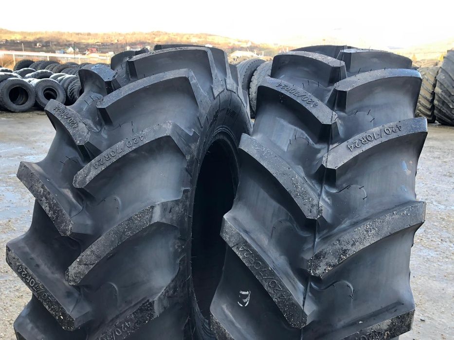 Cauciucuri noi 420/70R24 ARMOUR radiale anvelope tractor fata