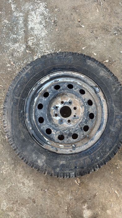 Зимняя ризина с диском шипы r14-1 шт. 185/70r14