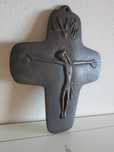 rar bronz masiv Isus Sfantul Duh Sf.Treime Cruce Egino Weinert1950