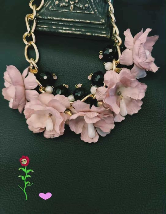 Артистично колие "Flower garden"