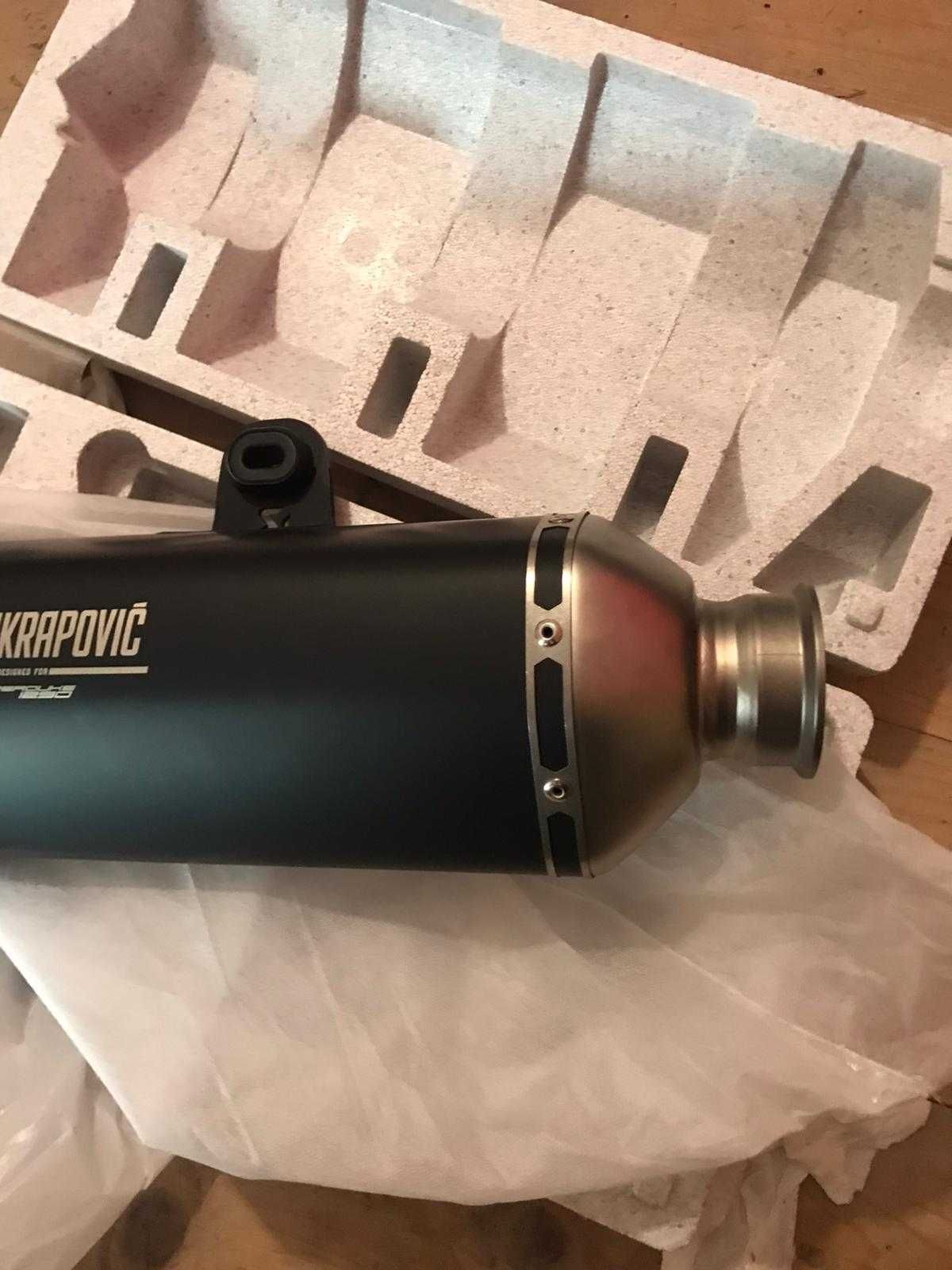 Evacuare, toba AKRAPOVIC,  originala cu omologare