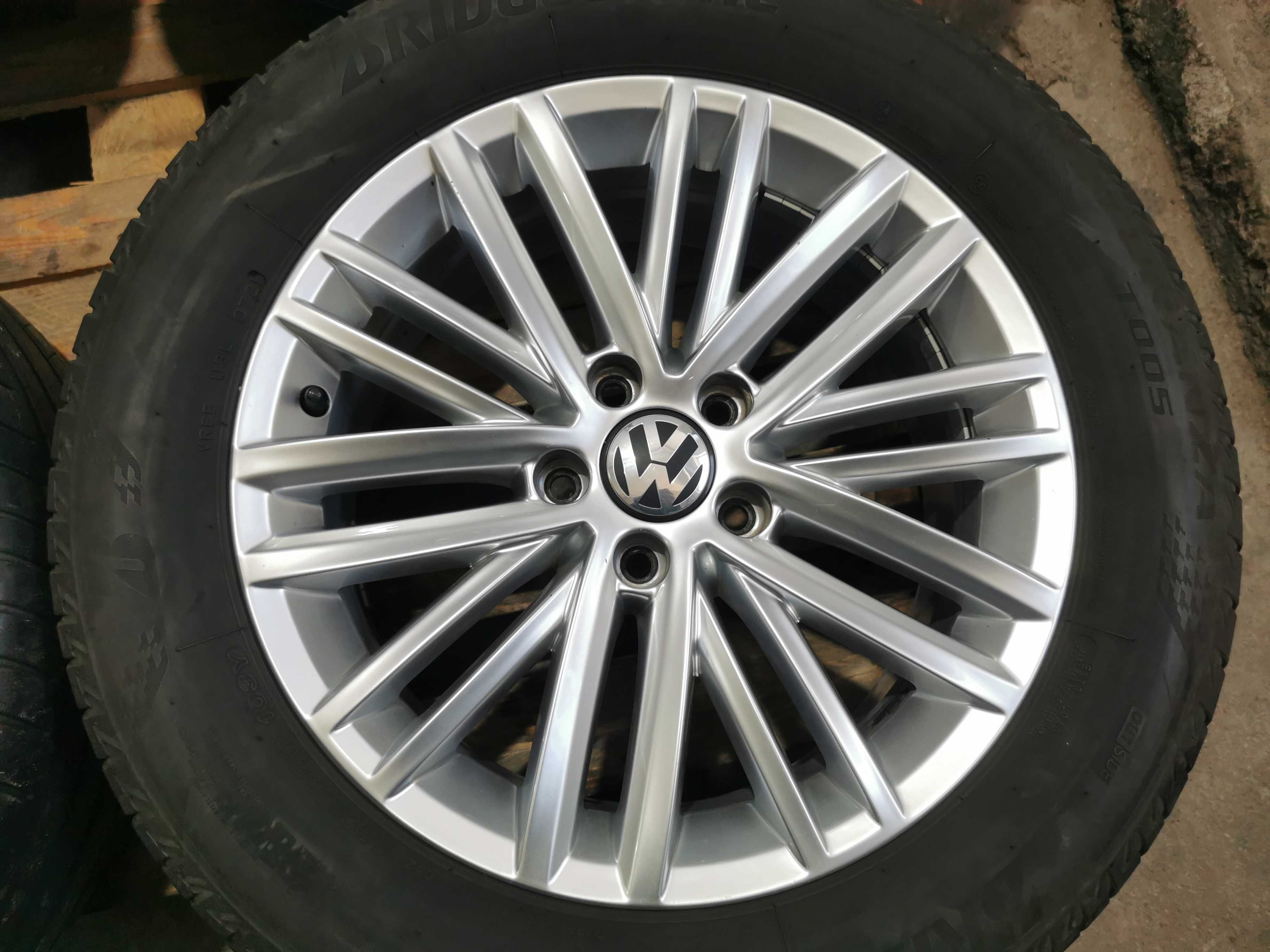 Jante Originale Vw Tiguan  .R 17 cu anvelope de vara