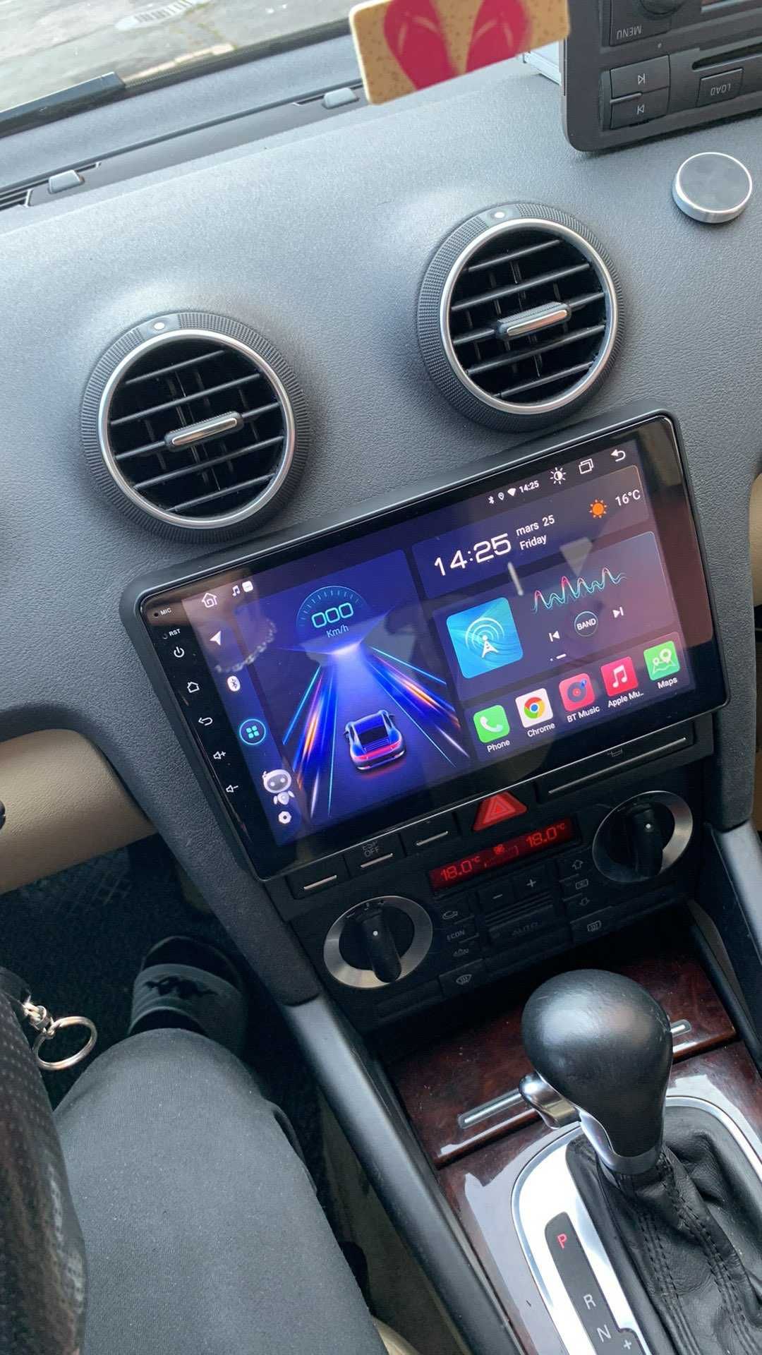 Navigatie GPS Android 13 Dedicata Audi A3 - DSP QLed CarPlay USB BT