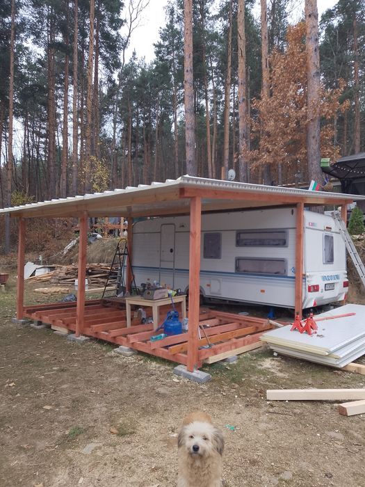 Изработка на навеси за каравани