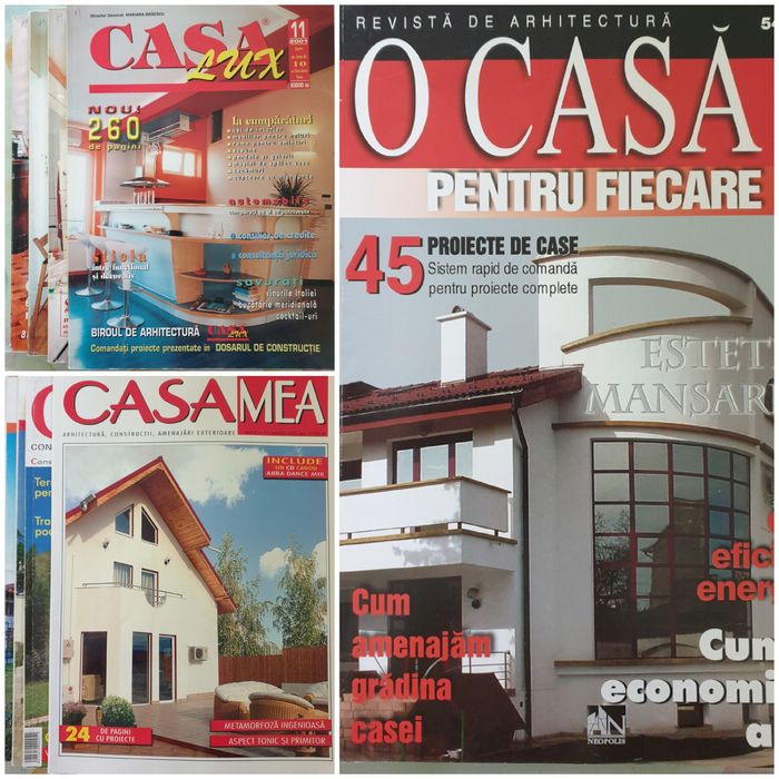 Reviste proiecte arhitectură, construcții și amenajări