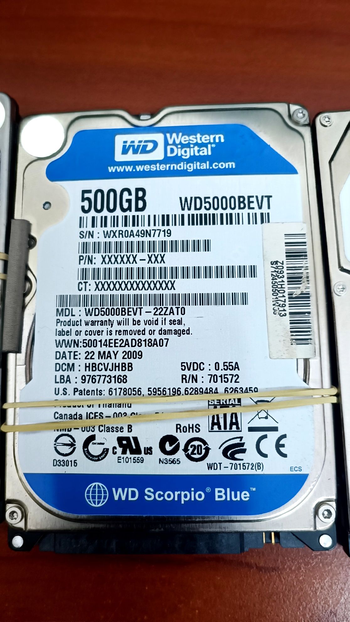 Хардиск 500GB SATA 2.5