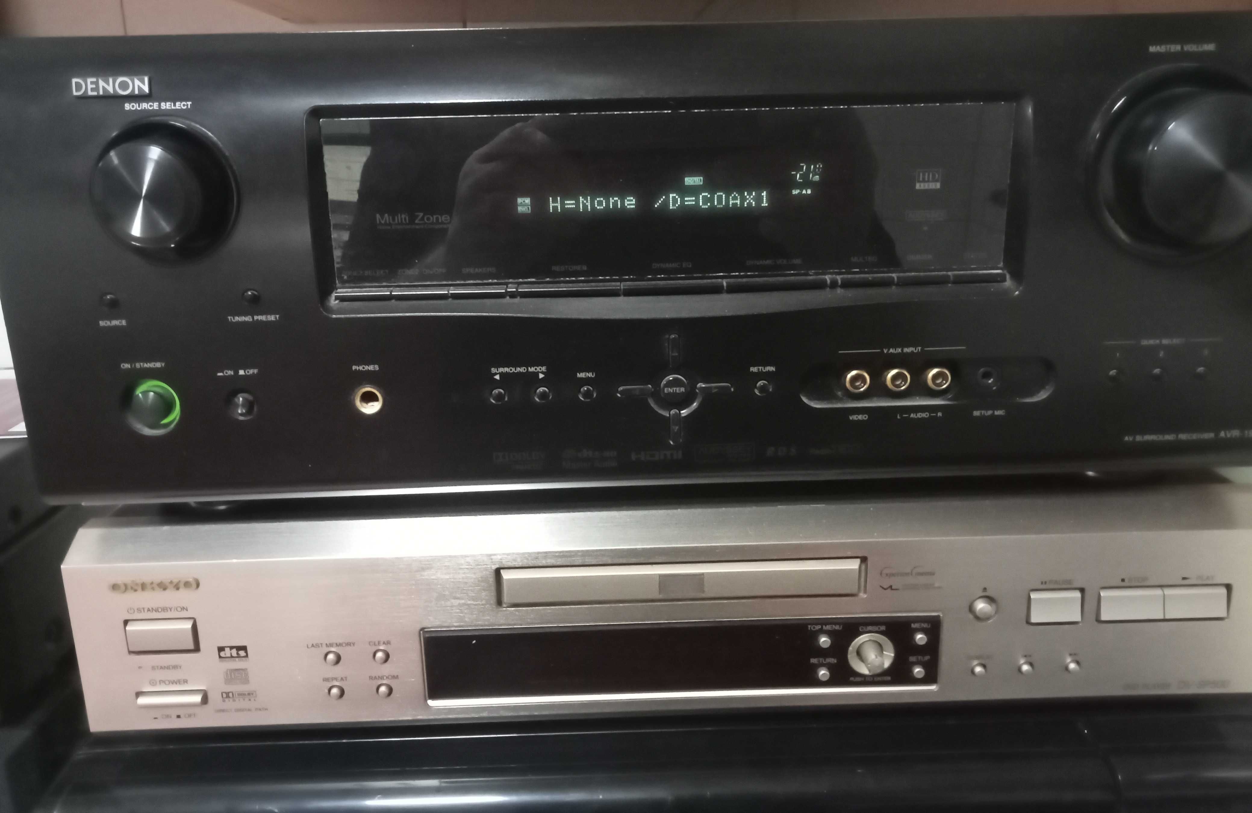 Denon AVR-1910 cu telecomanda originala.