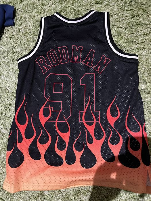 Jersey Dennis Rodman Mitchell and Ness