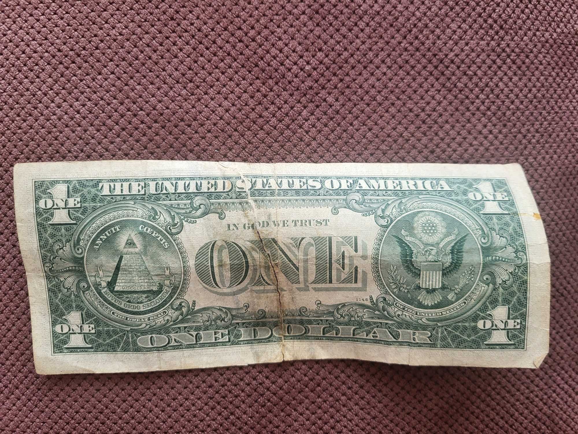 Банкнота 1 американски долар 1969