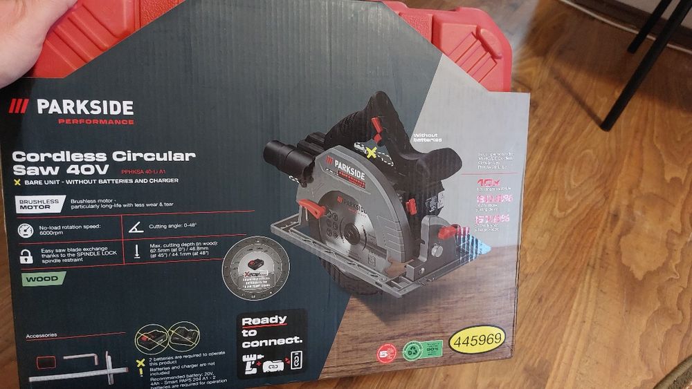 Fierastrau circular Parkside PPHKSA 40-Li A1 pe acumulator