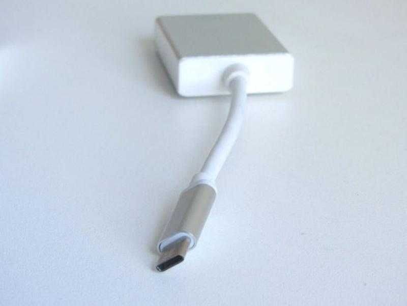Переходник USB Type-C 3.1 на HDMI 1080p на MacBook и смартфон