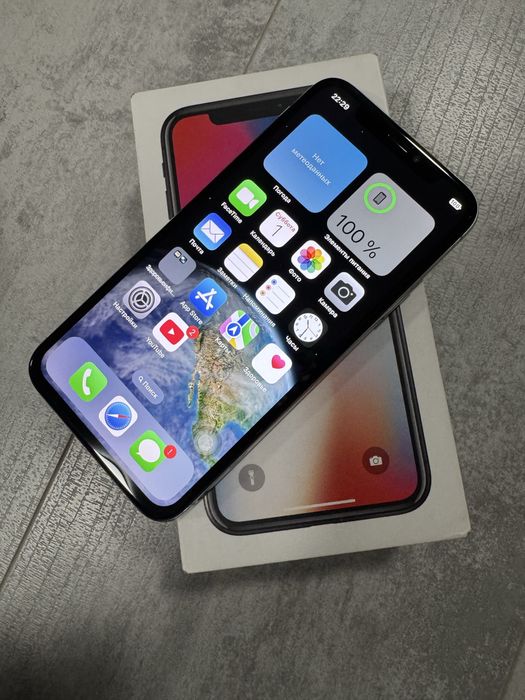 Iphone X White 100%