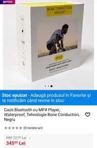 Casti Bluetooth cu MP3 Player 8GB Bone Conduction Waterproof