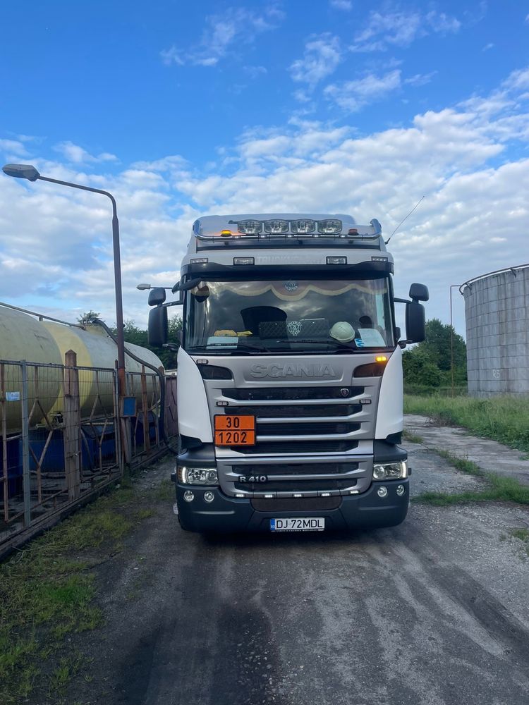 Cap tractor Scania R410 si cisterna Willing