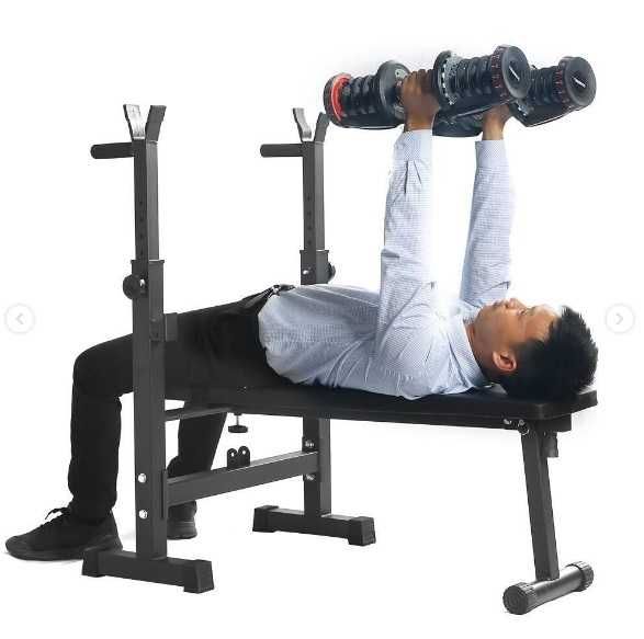 Скамья для жима штанги со стойками